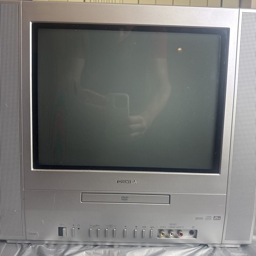 Crt flat screen dvd - 15”, tv