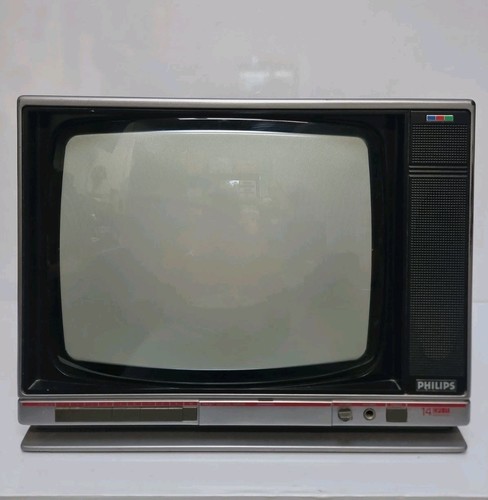 Vintage philips crt tv - vintage,