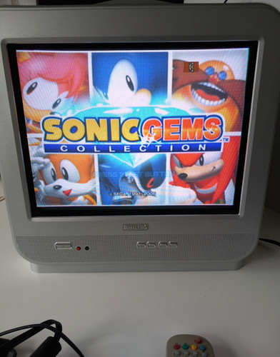 Retro gaming philips - tv, 15"