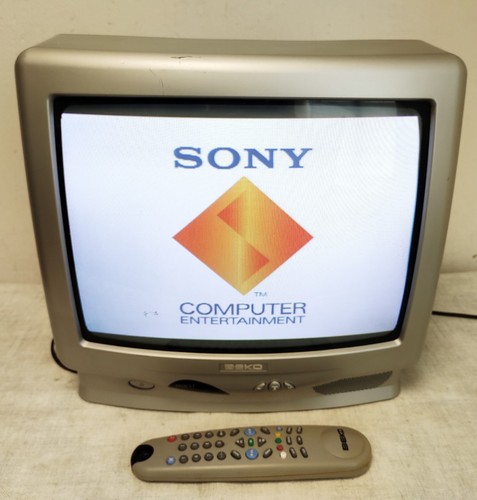 Vintage colour tv crt - tv,