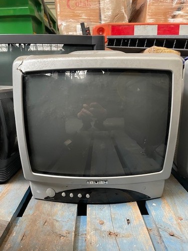 Bush silver crt television - bush,