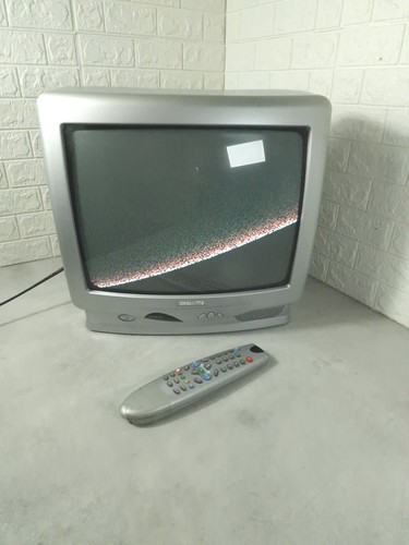 Vintage colour tv - colour,